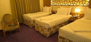 Spacious family room at Karam Golden Hotel Madinah